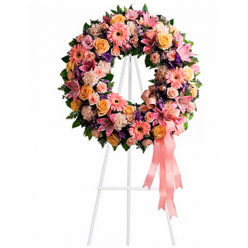 Cortar repetición escalera mecánica Coronas Fúnebres - Coronas florales para funerales y velorios - Sofiflor