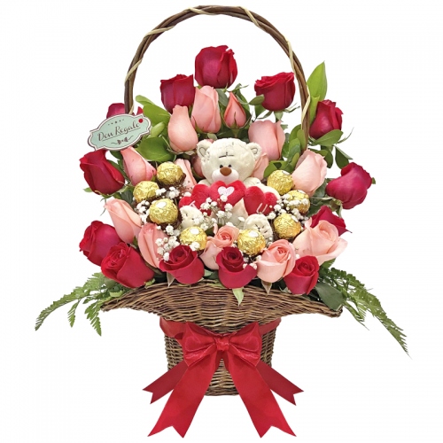 CANASTA PARA ARREGLOS FLORALES